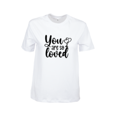 Tricou Dama Alb You are loved